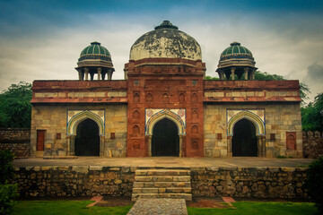 Fototapeta na wymiar neela gumbad humayun tomb delhi india
