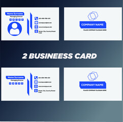 Two Simple Formal Business Cards