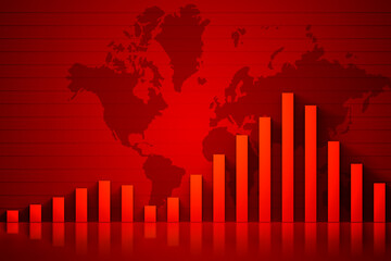 Covid-19 or pandemic info graphic.