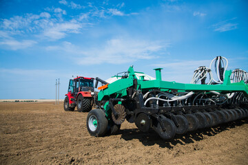 Agricultural tillage in spring