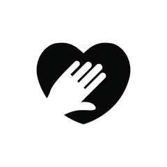 Obraz premium Charity and donation icons. Help and safe life vector collection