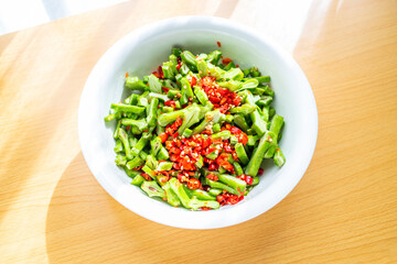 Chinese Hunan Cuisine Pickled Sword Beans