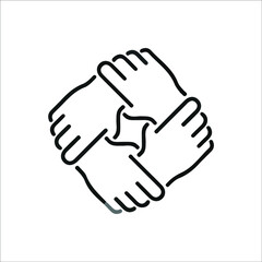 Charity and donation icons. Help and safe life vector collection