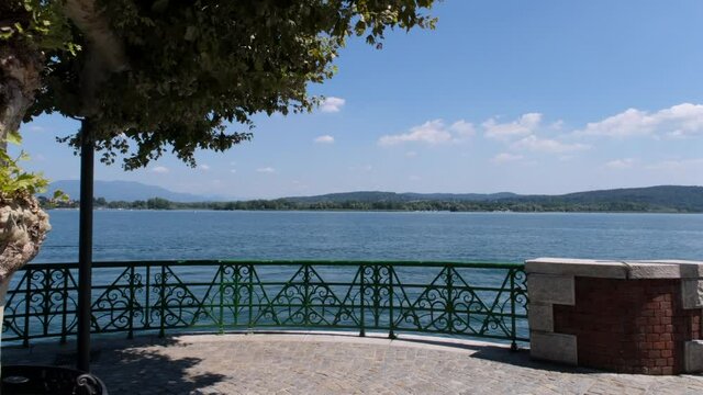 Lake Maggiore, Italy. Views from Rocca di Arona and Angera