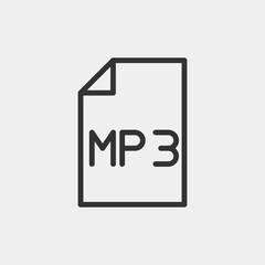 File icon isolated on background. Document symbol modern, simple, vector, icon for website design, mobile app, ui. Vector Illustration