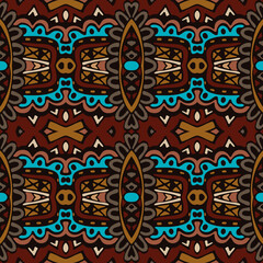 Tribal vintage abstract geometric ethnic seamless pattern ornamental