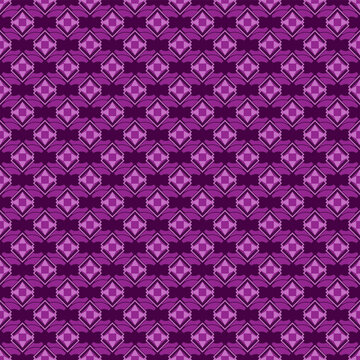 abstract diamond-shaped seamless pattern on a purple background. Vector image
