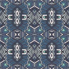 Tribal vintage abstract geometric ethnic seamless pattern ornamental