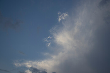 blue sky and white clouds freedom