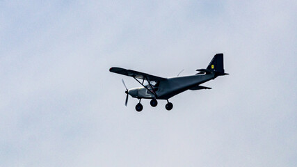 airplane in the sky