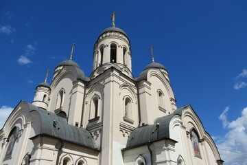 Fototapeta na wymiar Russia, Moscow, Maryino, Church of GodMother Icon, august, 2020 (28)