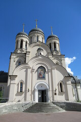Fototapeta na wymiar Russia, Moscow, Maryino, Church of GodMother Icon, august, 2020 (5)