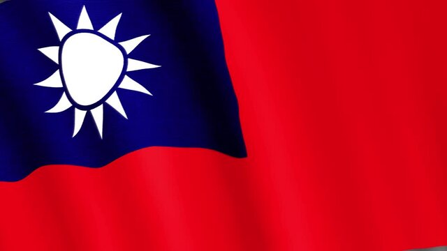 Taiwan. State flag of the country