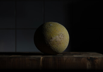 Melon on the table