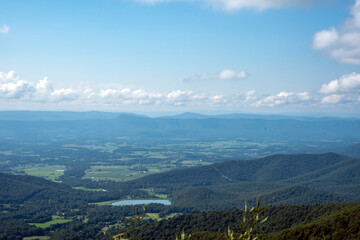 view of the mountains
