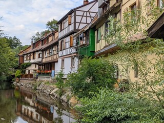 Kaysersberg Riquewihr Ribeauvillé Ribeauvillé Mittelbergheim route des vins d'Alsace, plus beau village de france avec maison en bois poutre et charpente architacture traditionnel  ferme à colombage