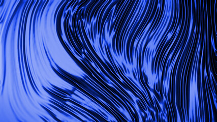 Obraz premium Abstract blue purple background with waves luxury. 3d illustration, 3d rendering.