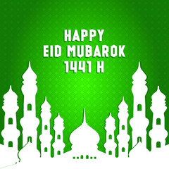 islamic calligraphy of eid mubarak