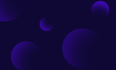 Obraz premium Purple circles gradient on black dark abstract background. Modern graphic design element.