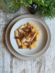 Rigatoni Carbonara
