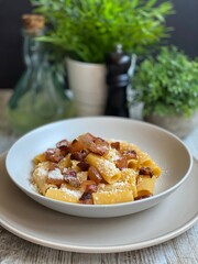 Rigatoni Carbonara