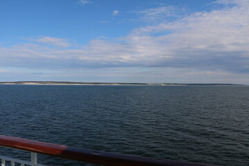 Obraz premium View to the Baltic Sea between Oskarshamn and Visby, Gotland Sweden