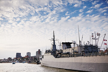 Ship in the harbor