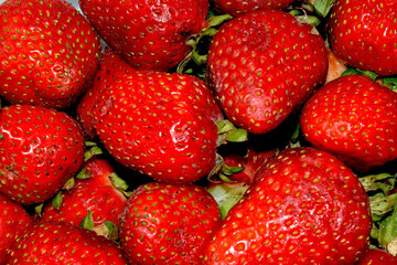 strawberries close up