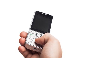 Person holding a cell phone