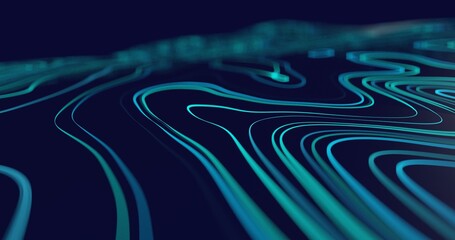 Abstract flowing lines background