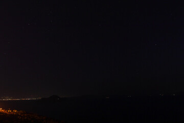 Naklejka premium night sky with stars