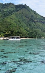 Fototapeta na wymiar Tahiti Boat