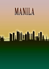 Manila Skyline Minimal