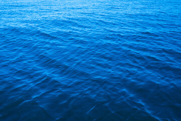 Beautiful ripply sea water surface as background