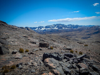 Amazing view in the trek to Tunar mountain in Bolivia