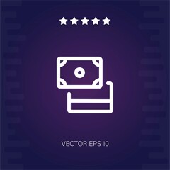 money vector icon modern illustration