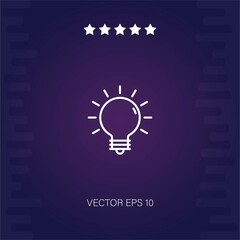 idea vector icon modern illustration