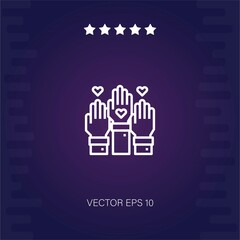 teamwork vector icon modern illustration