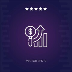 analytics vector icon modern illustration
