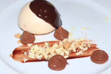 Chocolate mousse dessert