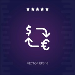 exchange vector icon modern illustration