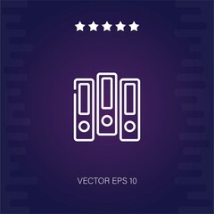 folders vector icon modern illustration