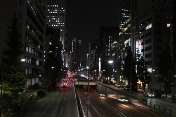 Fototapeta na wymiar 大都会の都市東京の街灯り