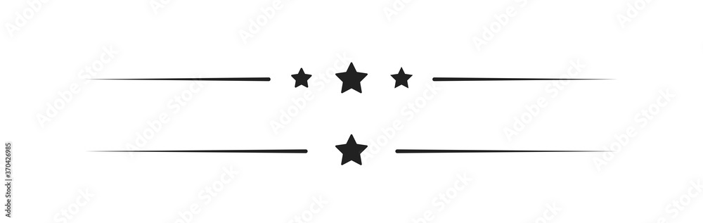 Fototapete frame, simple line element set. border design decor in vector flat