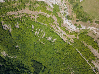 Aerial view of Iskar river Gorge, Bulgaria
