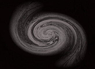 Swirling abstract background, wallpaper graphic, concept for space, galaxy, hurricane, weather, radar, space for text, copy	