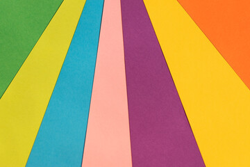 Obraz premium Selection of colorful construction papers. school supplies