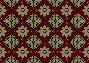 Batik Indonesian: is a technique of wax-resist dyeing applied to whole cloth, or cloth made using this technique originated from Indonesia.