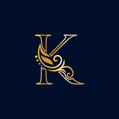 Luxury Initial line logo