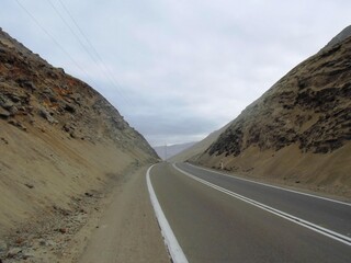 Autopista en la ruta del desierto 11